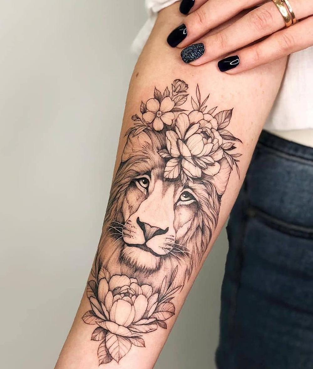 tatuajes brazo mujer sooshell inspiring antebrazo attention encaje exóticos león brazalete brazos lion