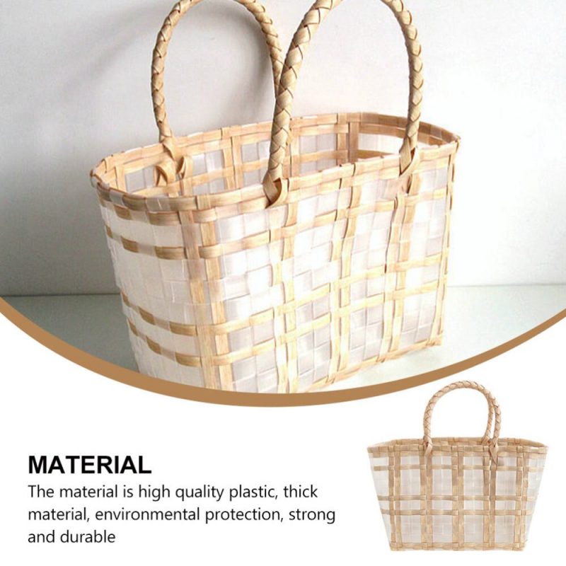 plastic basket bag